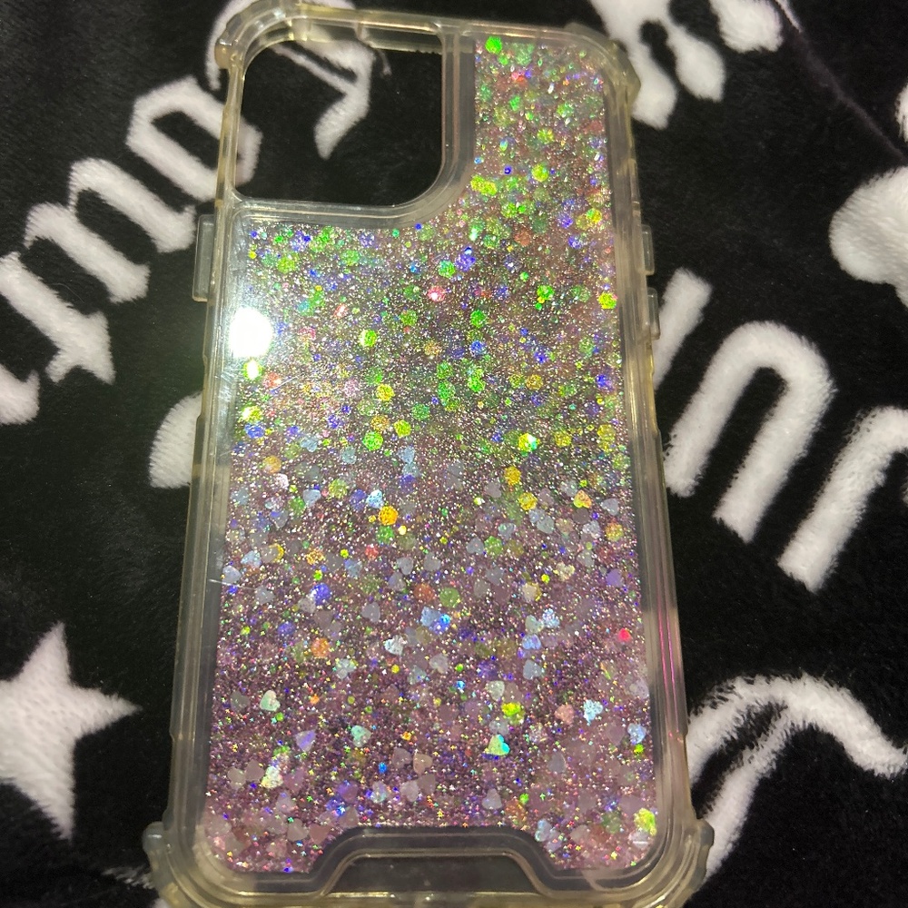 Holographic glitter iPhone 15 pro max case